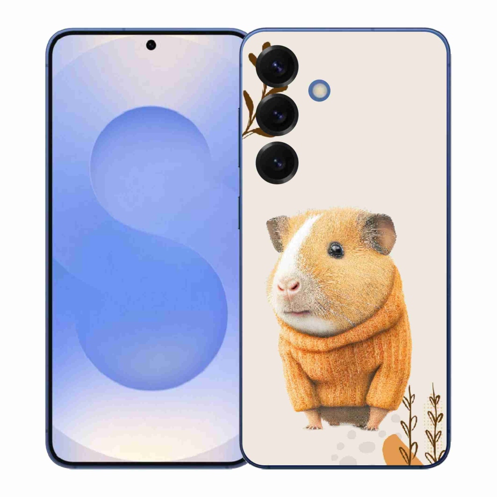 Gelový kryt mmCase na Samsung Galaxy S26+ - morče ve svetru