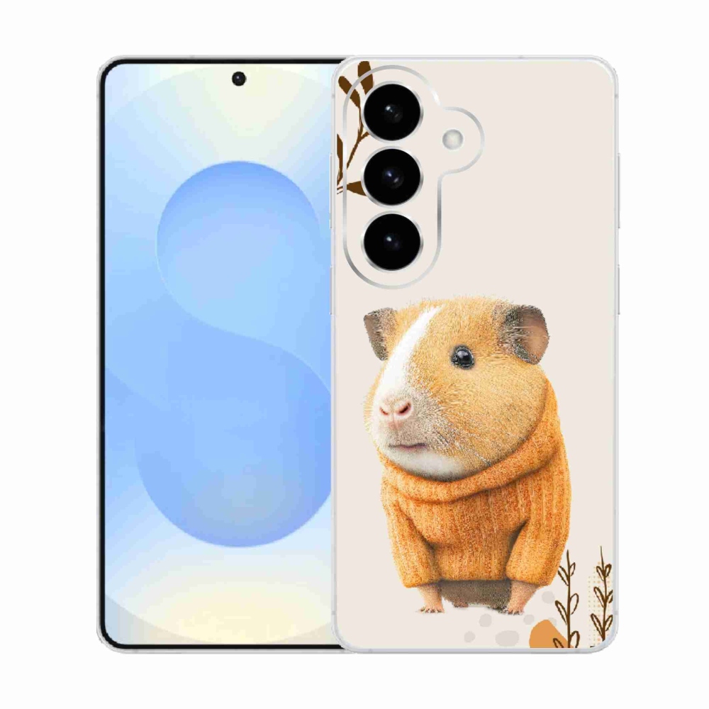 Gelový kryt mmCase na Samsung Galaxy S26  - morče ve svetru