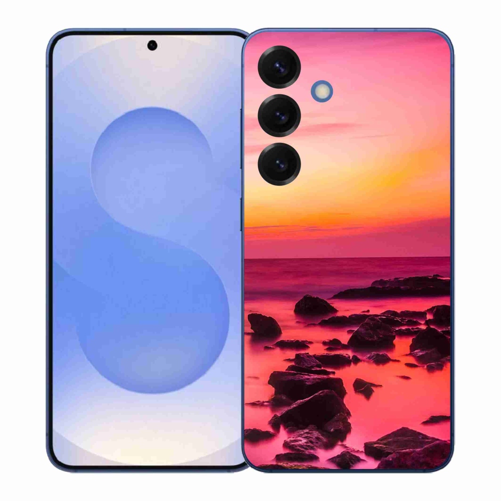 Gelový kryt mmCase na Samsung Galaxy S26+ - moře a záře