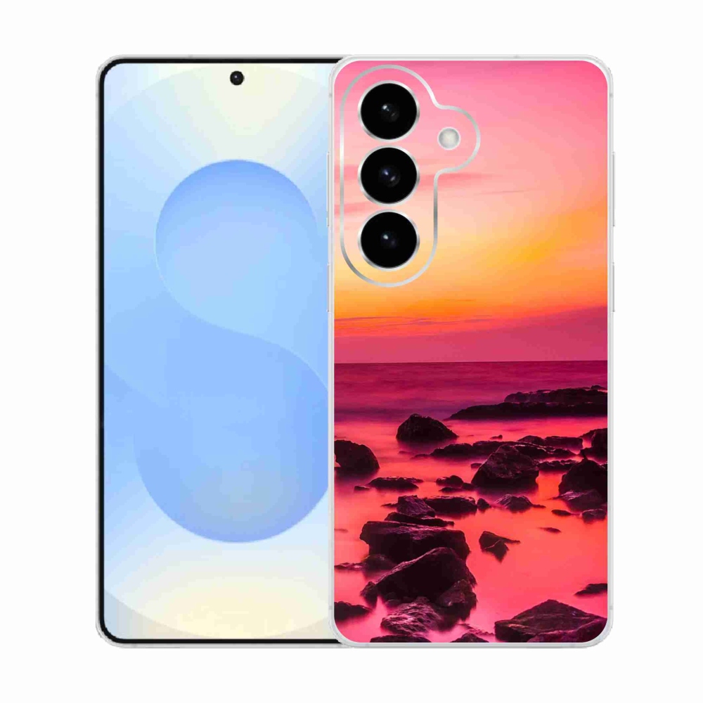 Gelový kryt mmCase na Samsung Galaxy S26  - moře a záře