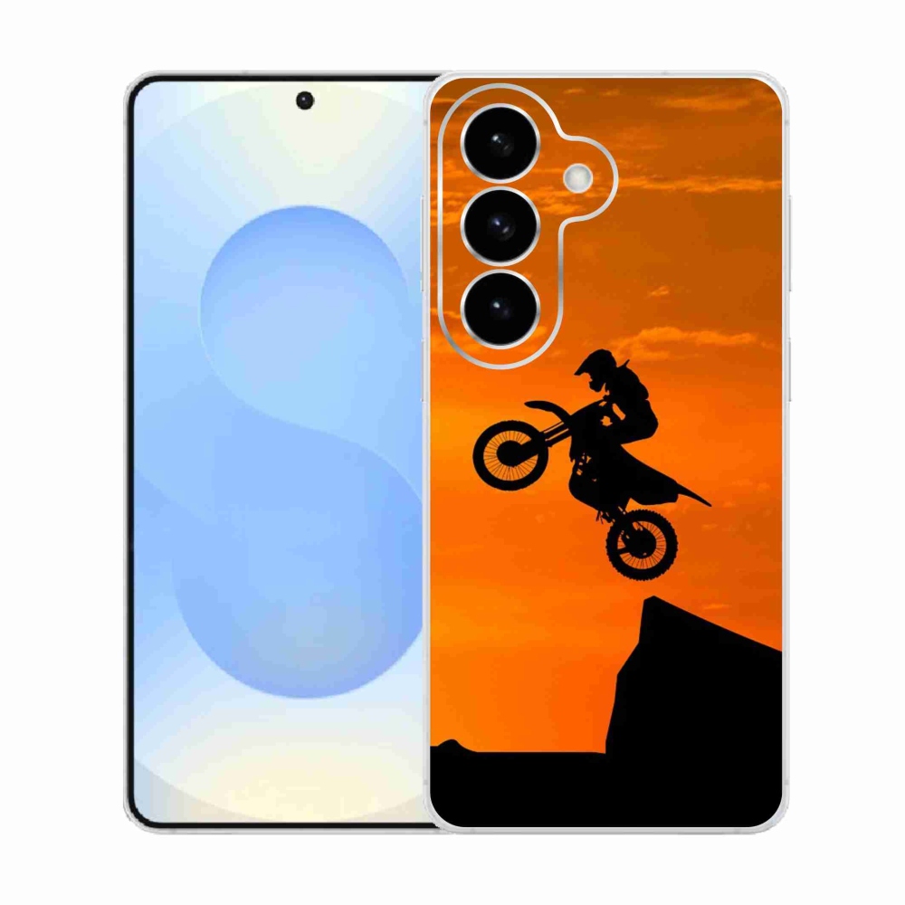 Gelový kryt mmCase na Samsung Galaxy S26  - motocross