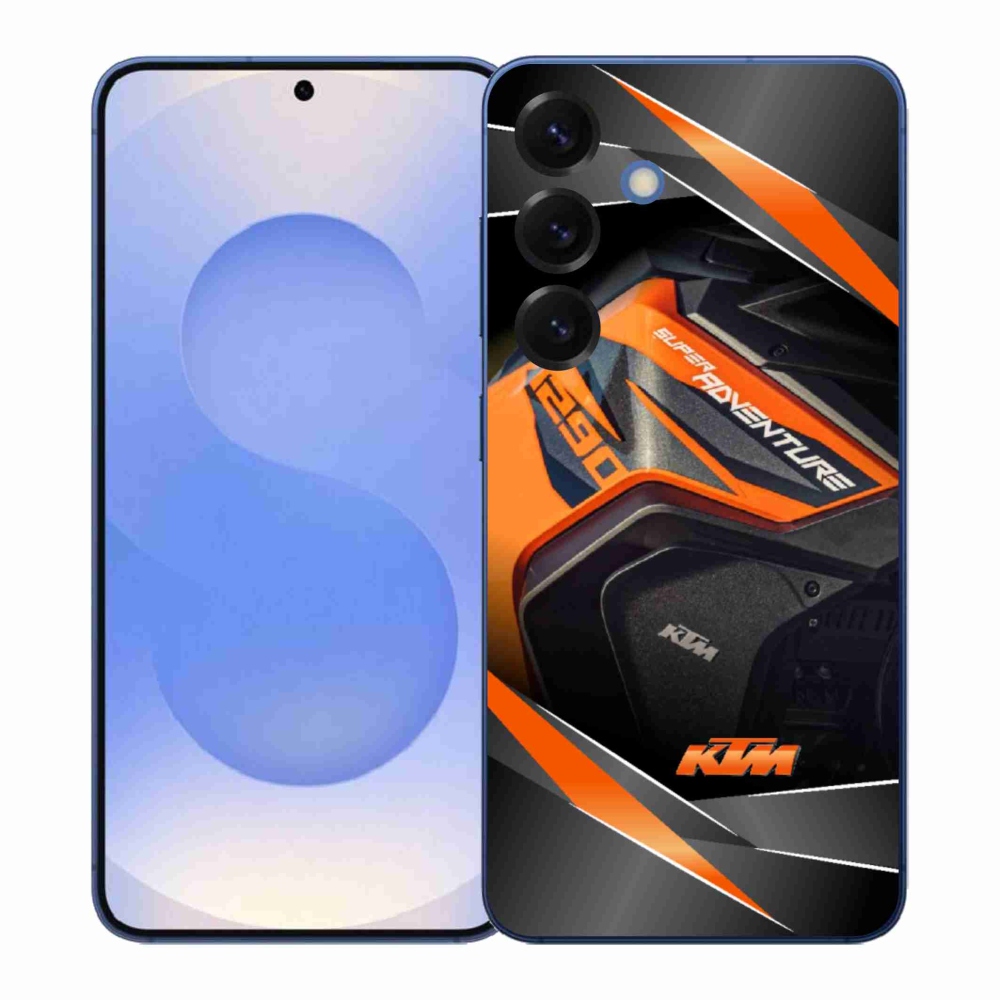 Gelový kryt mmCase na Samsung Galaxy S26+ - motorka ktm