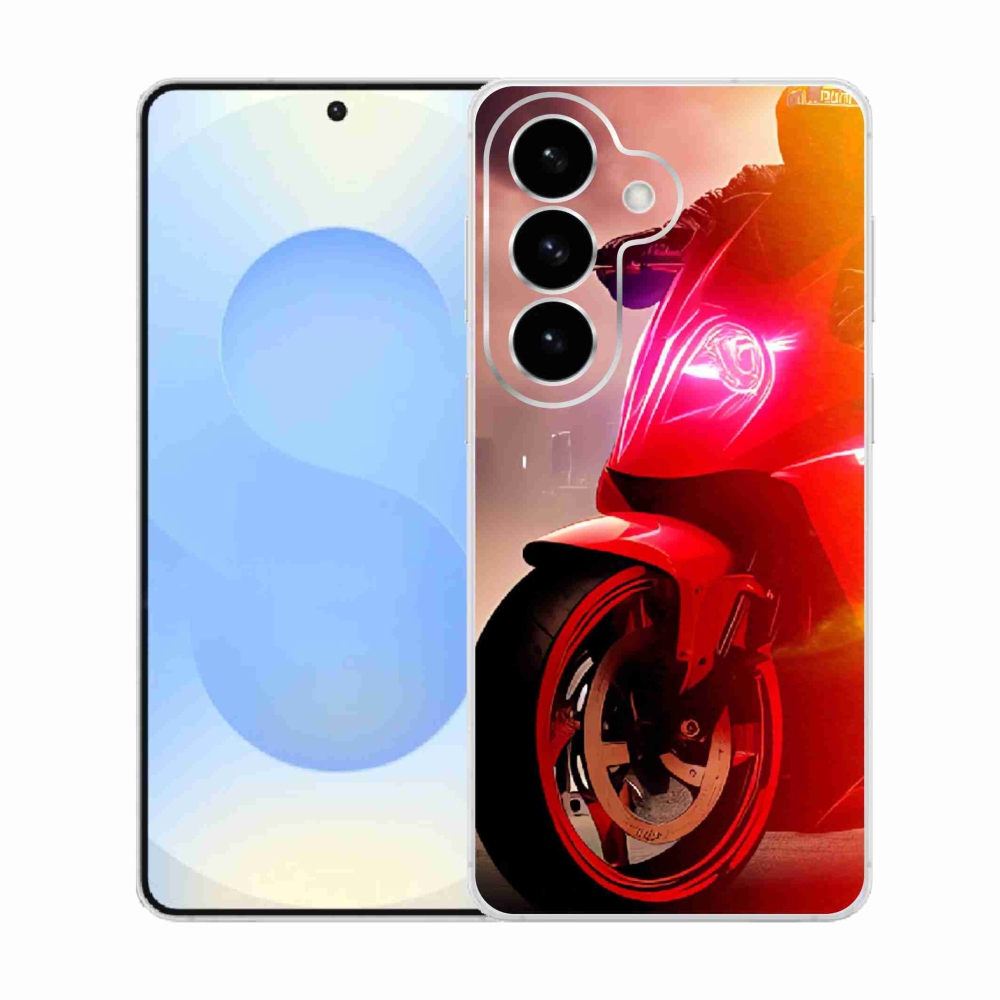 Gelový kryt mmCase na Samsung Galaxy S26  - motorka