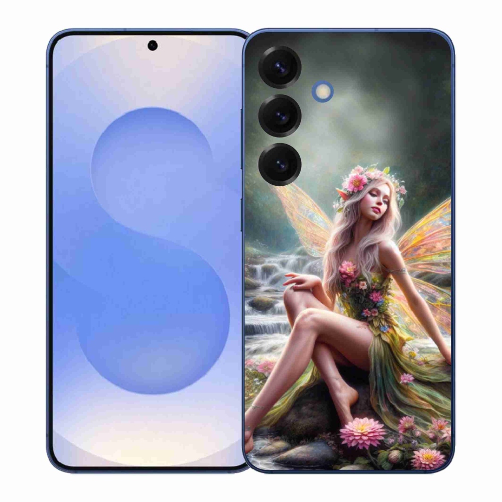 Gelový kryt mmCase na Samsung Galaxy S26+ - motýlí žena 1