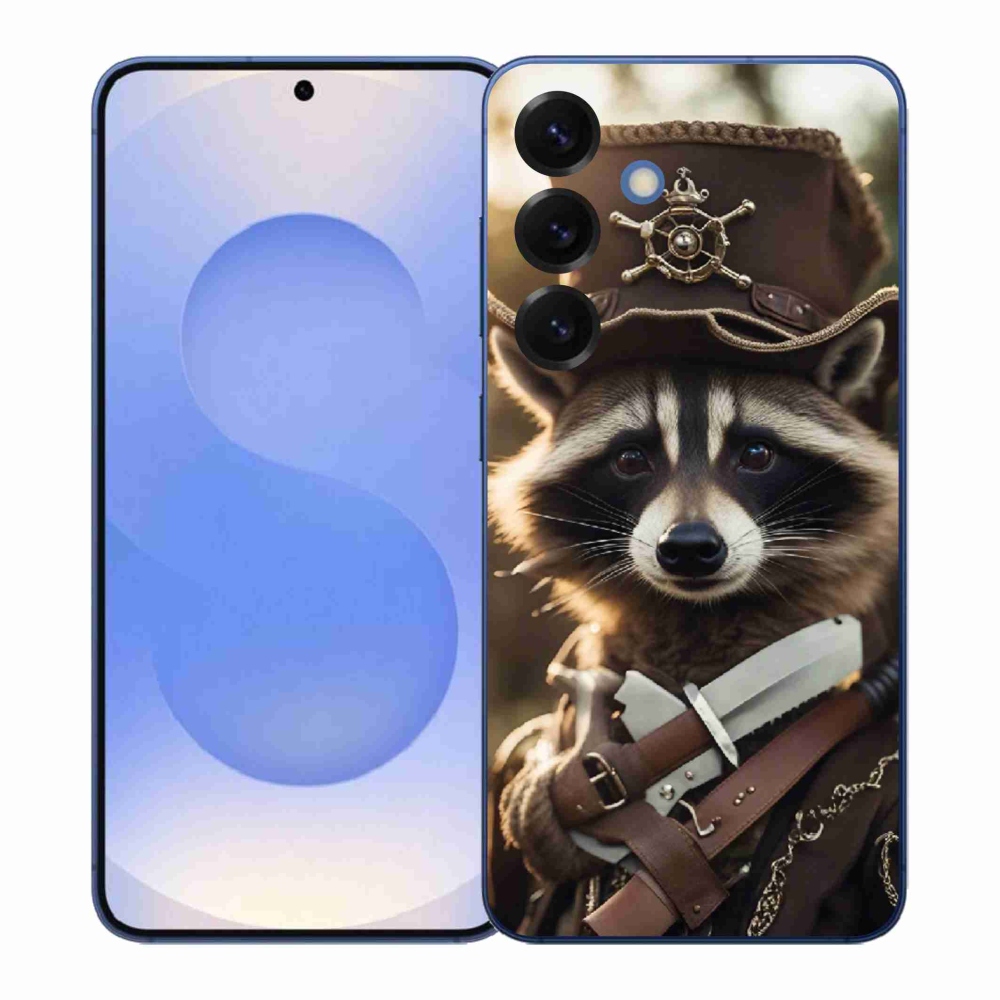 Gelový kryt mmCase na Samsung Galaxy S26+ - mýval v uniformě