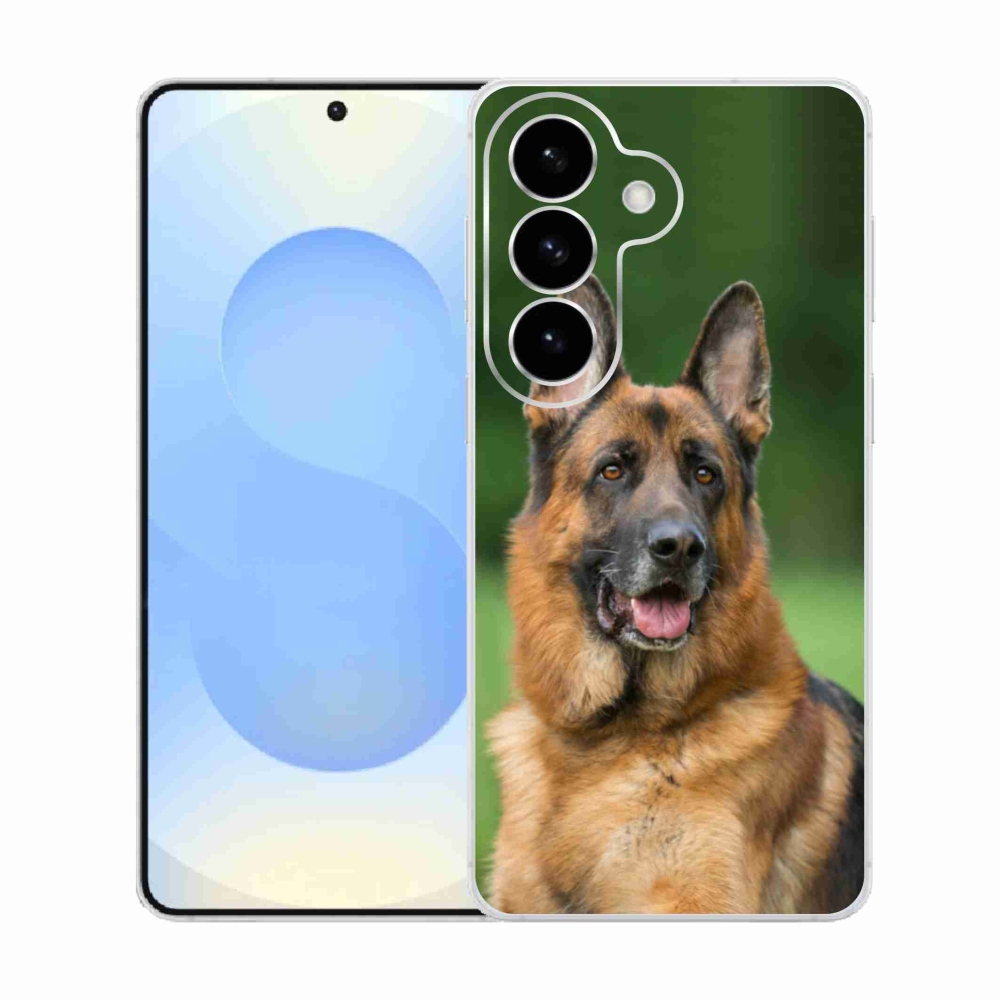 Gelový kryt mmCase na Samsung Galaxy S26  - německý ovčák