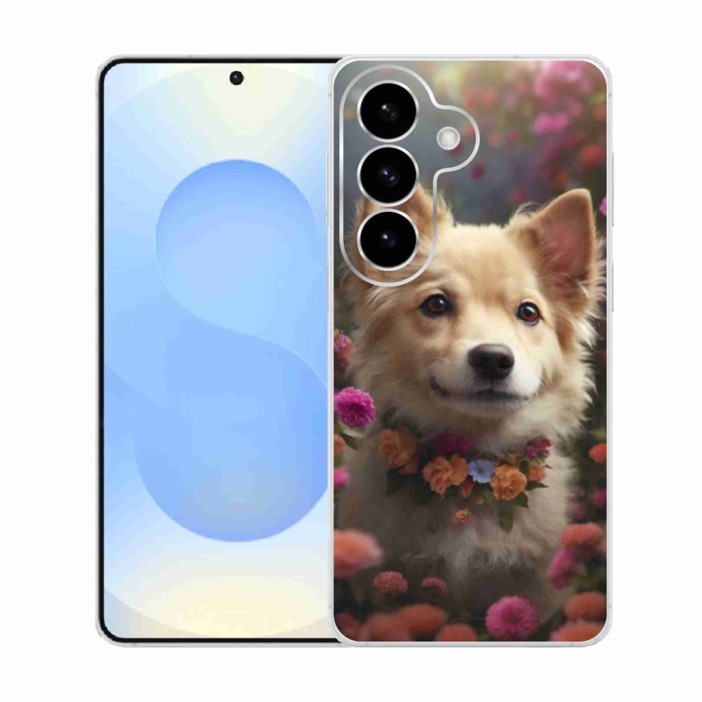 Gelový kryt mmCase na Samsung Galaxy S26  - německý špic