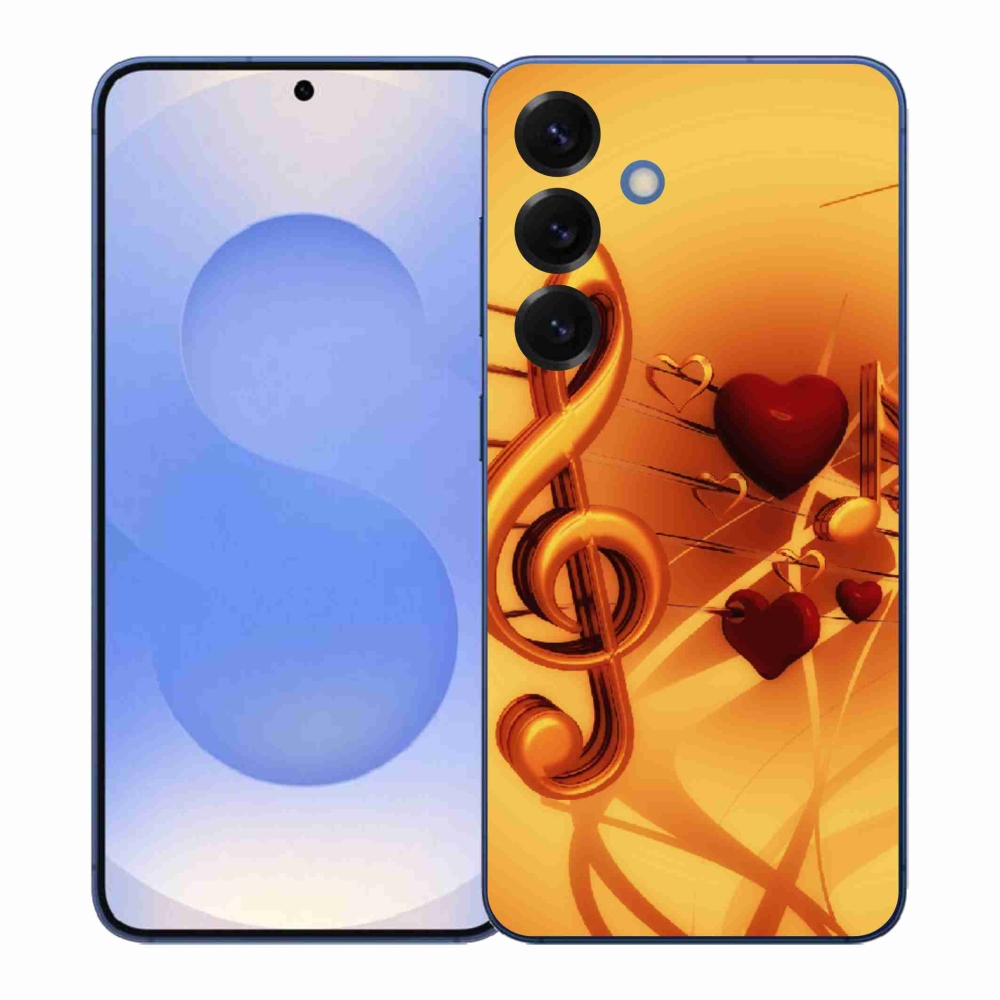 Gelový kryt mmCase na Samsung Galaxy S26+ - noty