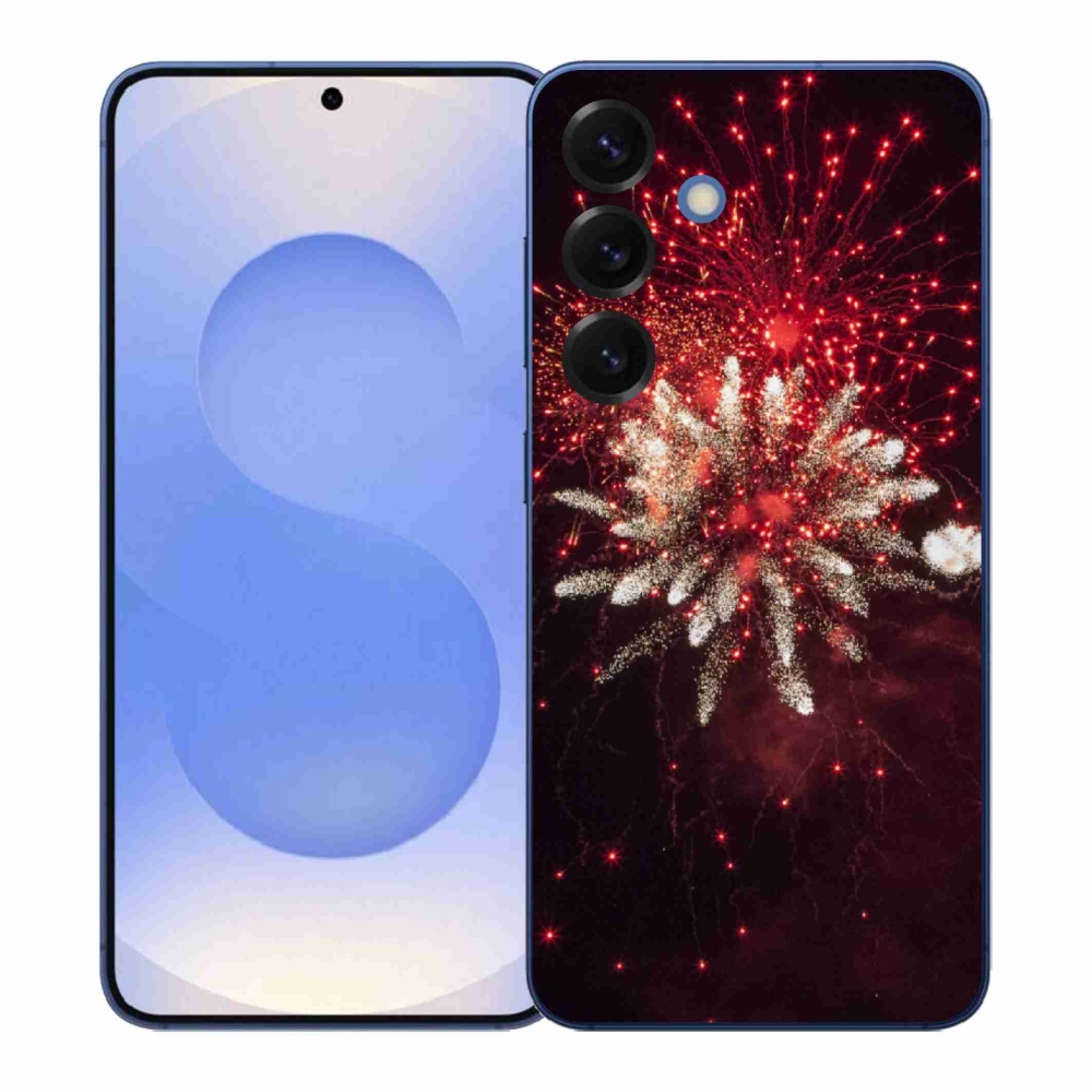 Gelový kryt mmCase na Samsung Galaxy S26+ - ohňostroj