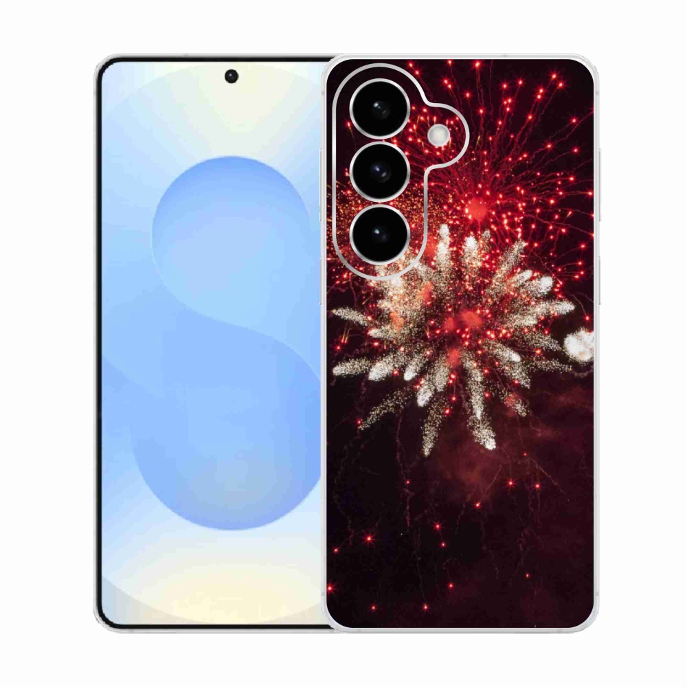 Gelový kryt mmCase na Samsung Galaxy S26  - ohňostroj