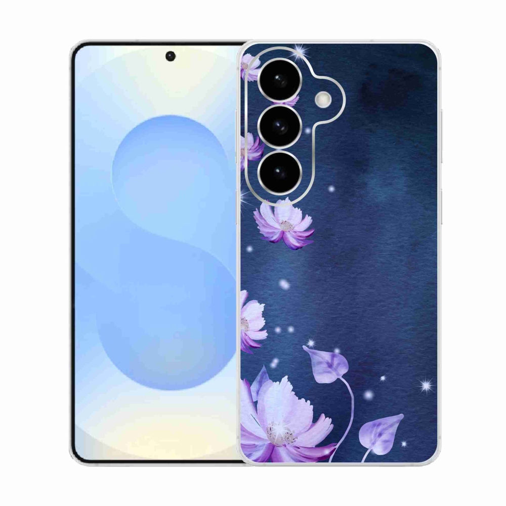 Gelový kryt mmCase na Samsung Galaxy S26  - padající květy