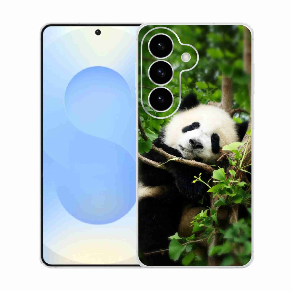 Gelový kryt mmCase na Samsung Galaxy S26  - panda
