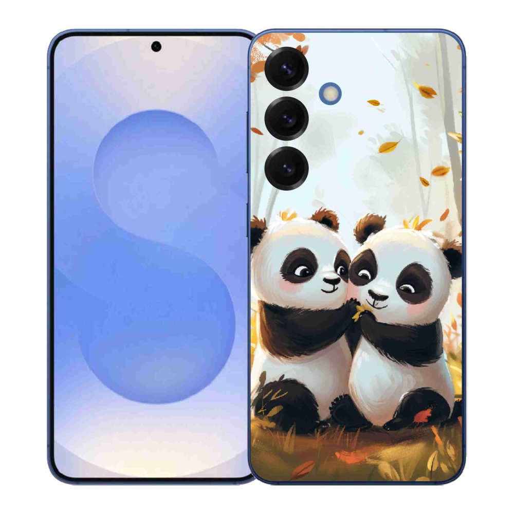 Gelový kryt mmCase na Samsung Galaxy S26+ - pandy