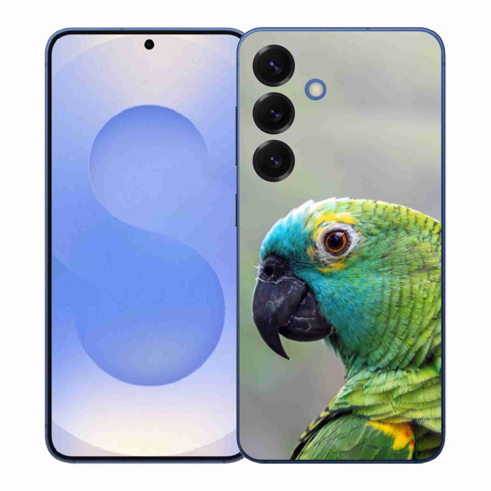 Gelový kryt mmCase na Samsung Galaxy S26+ - papoušek amazoňan