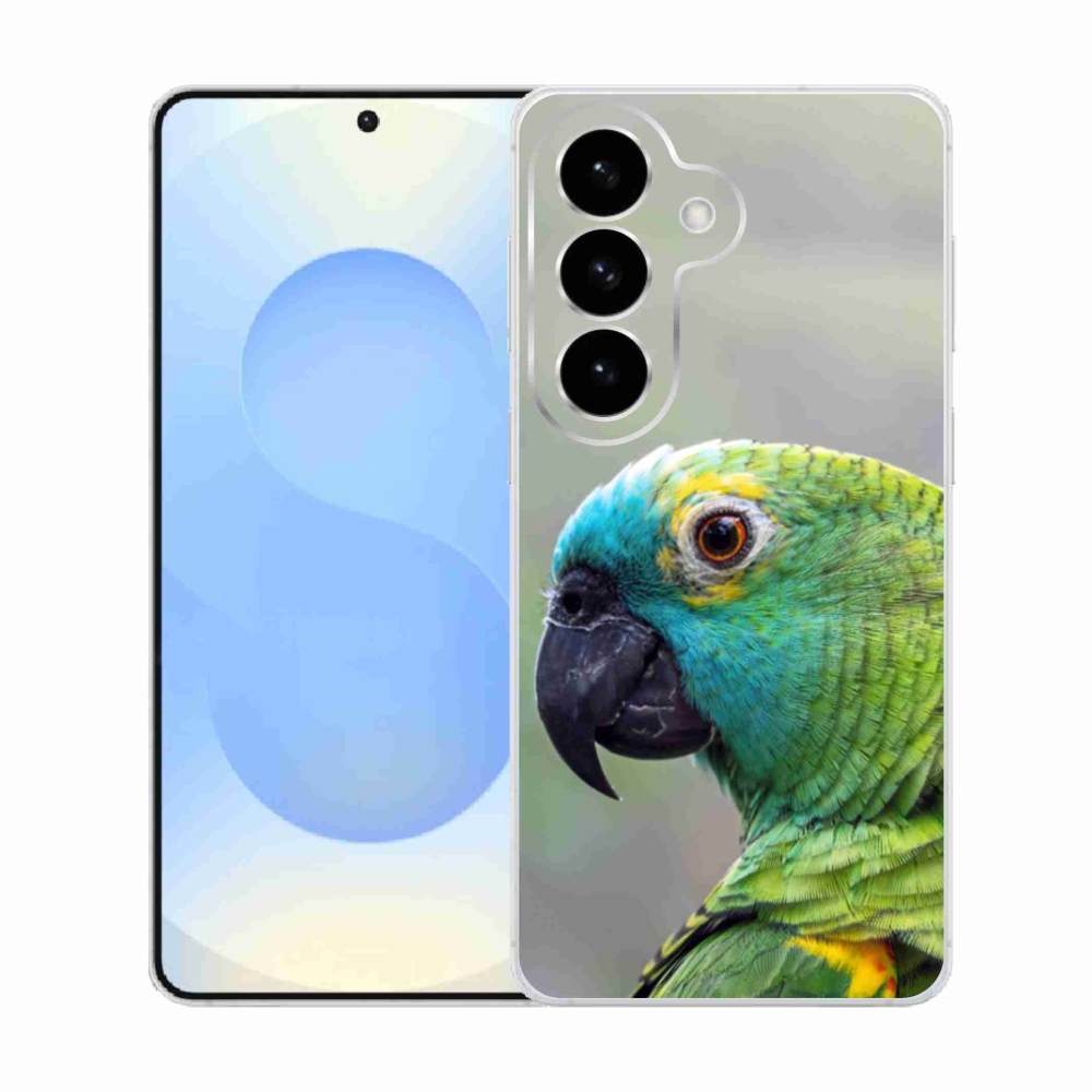 Gelový kryt mmCase na Samsung Galaxy S26  - papoušek amazoňan