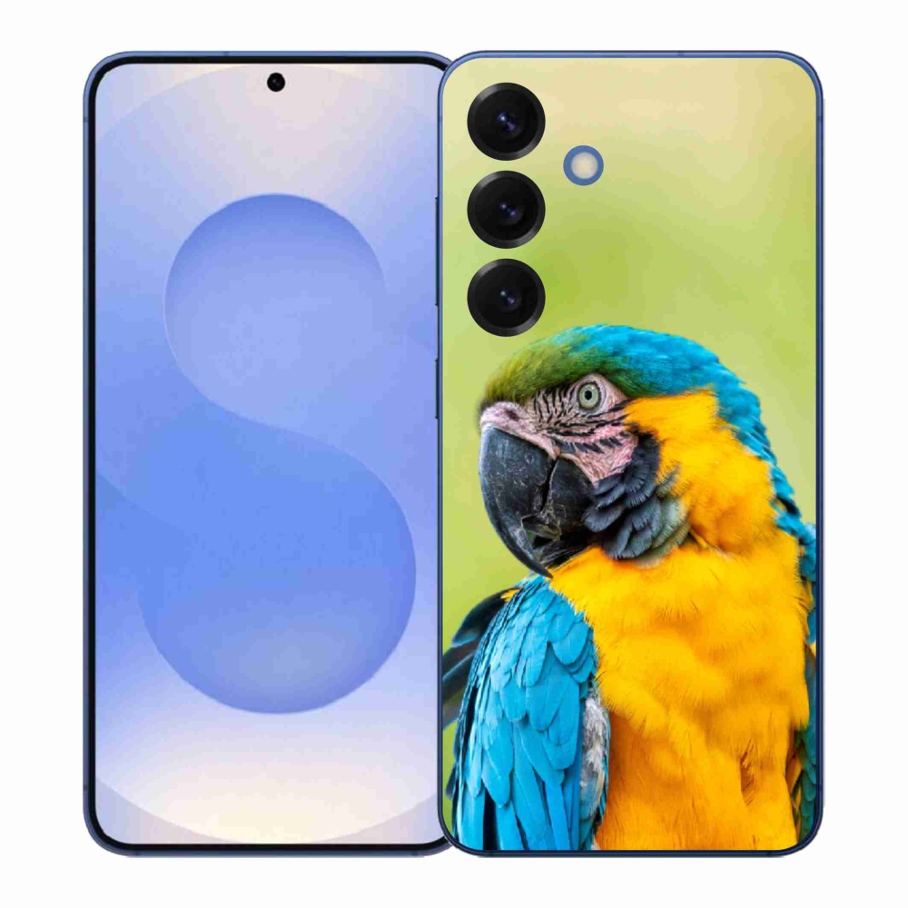 Gelový kryt mmCase na Samsung Galaxy S26+ - papoušek ara 2