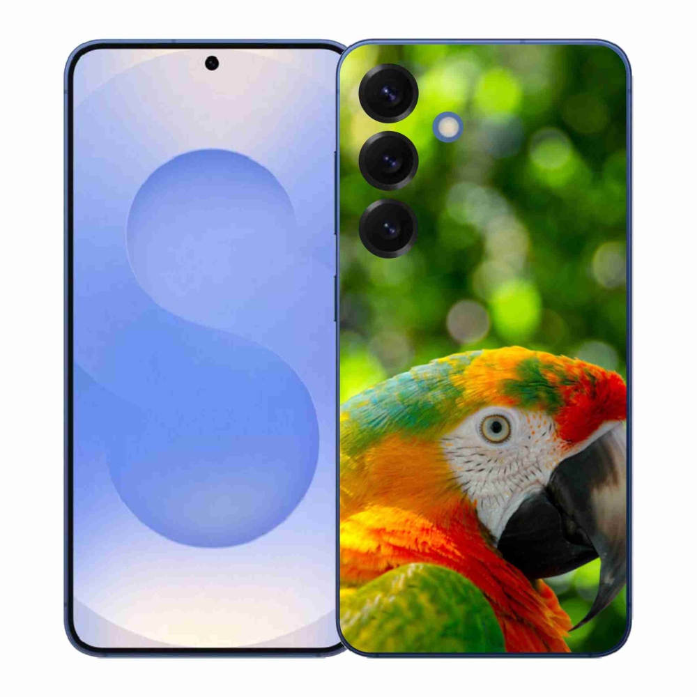 Gelový kryt mmCase na Samsung Galaxy S26+ - papoušek ara 3