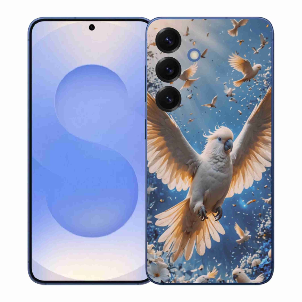 Gelový kryt mmCase na Samsung Galaxy S26+ - papoušek kakadu