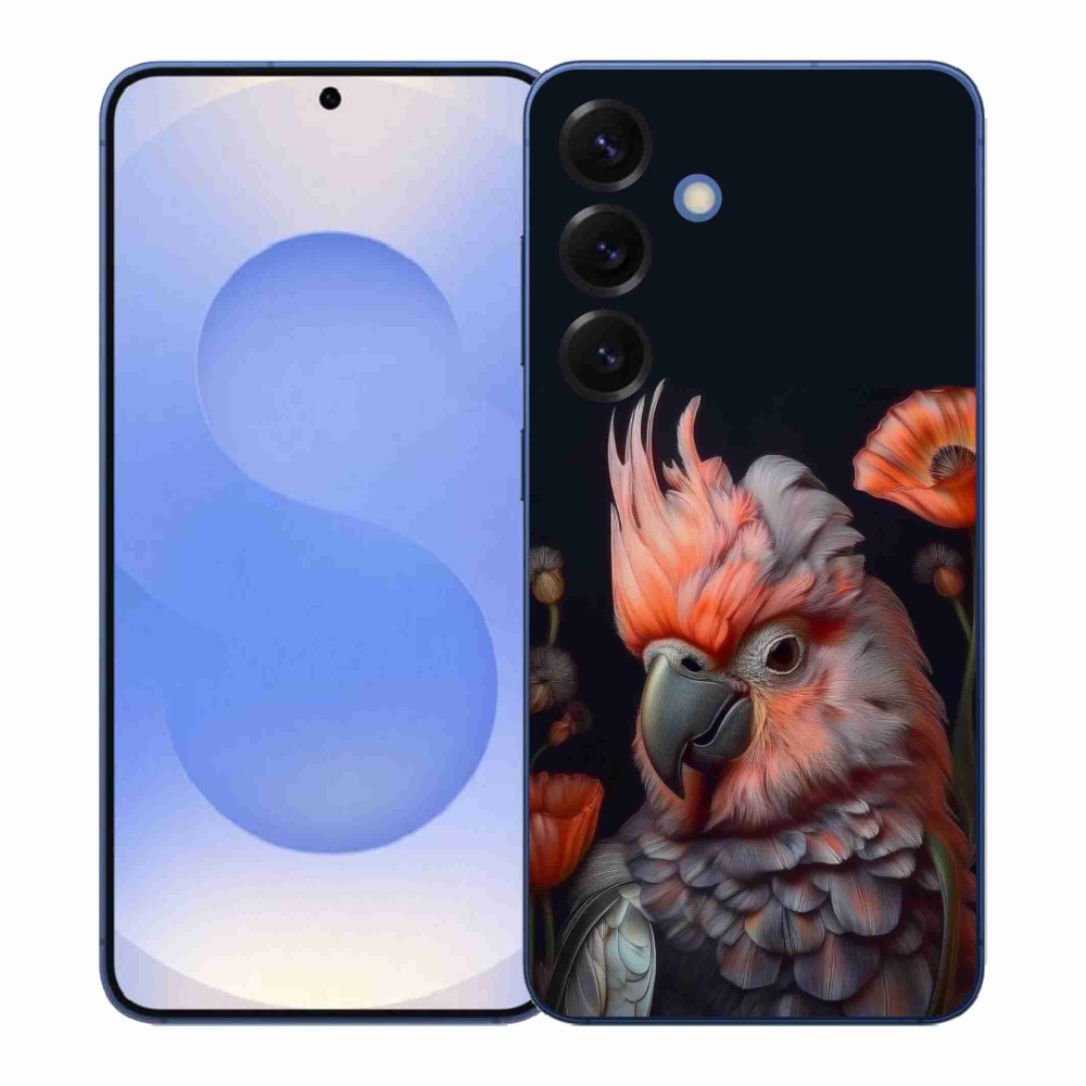 Gelový kryt mmCase na Samsung Galaxy S26+ - papoušek kakadu v barvách