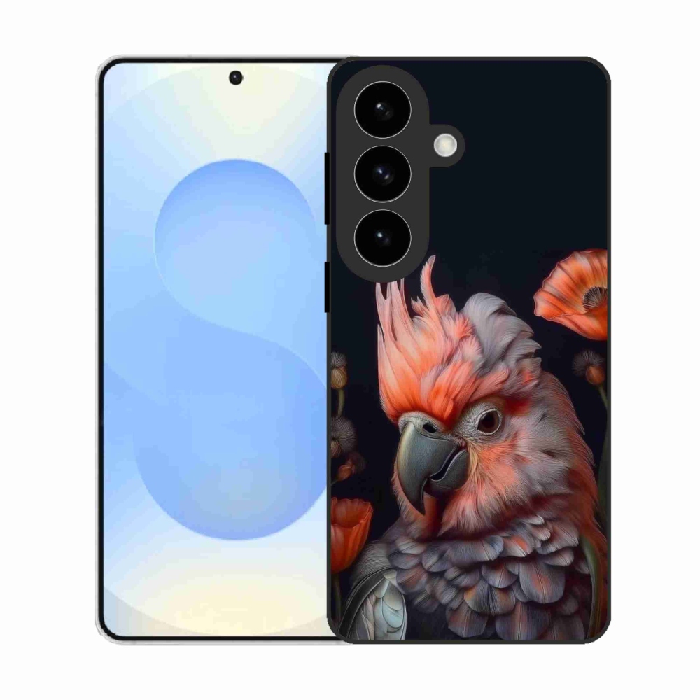 Gelový kryt mmCase na Samsung Galaxy S26 - papoušek kakadu v barvách