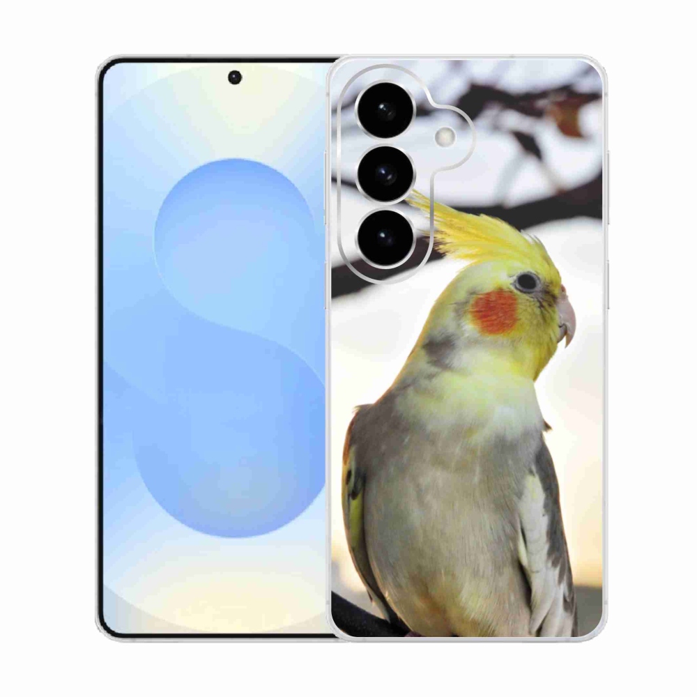 Gelový kryt mmCase na Samsung Galaxy S26  - papoušek korela