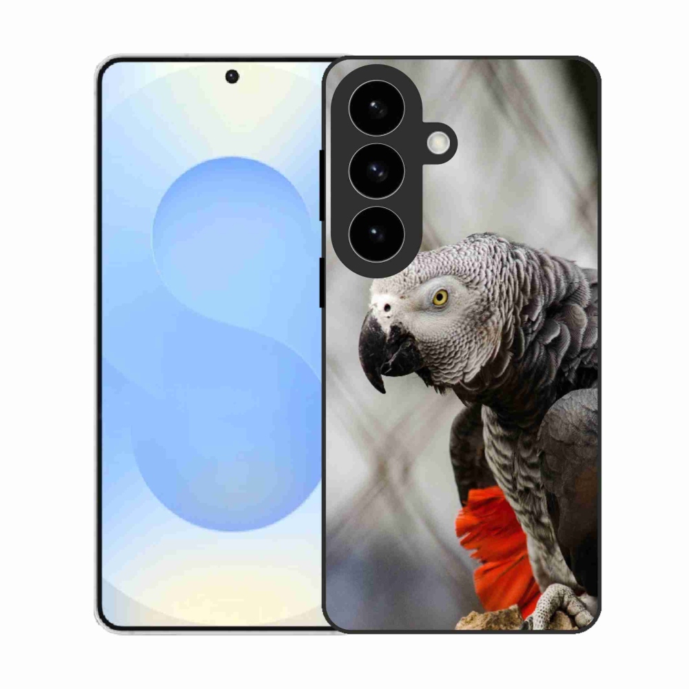Gelový kryt mmCase na Samsung Galaxy S26 - papoušek žako 3