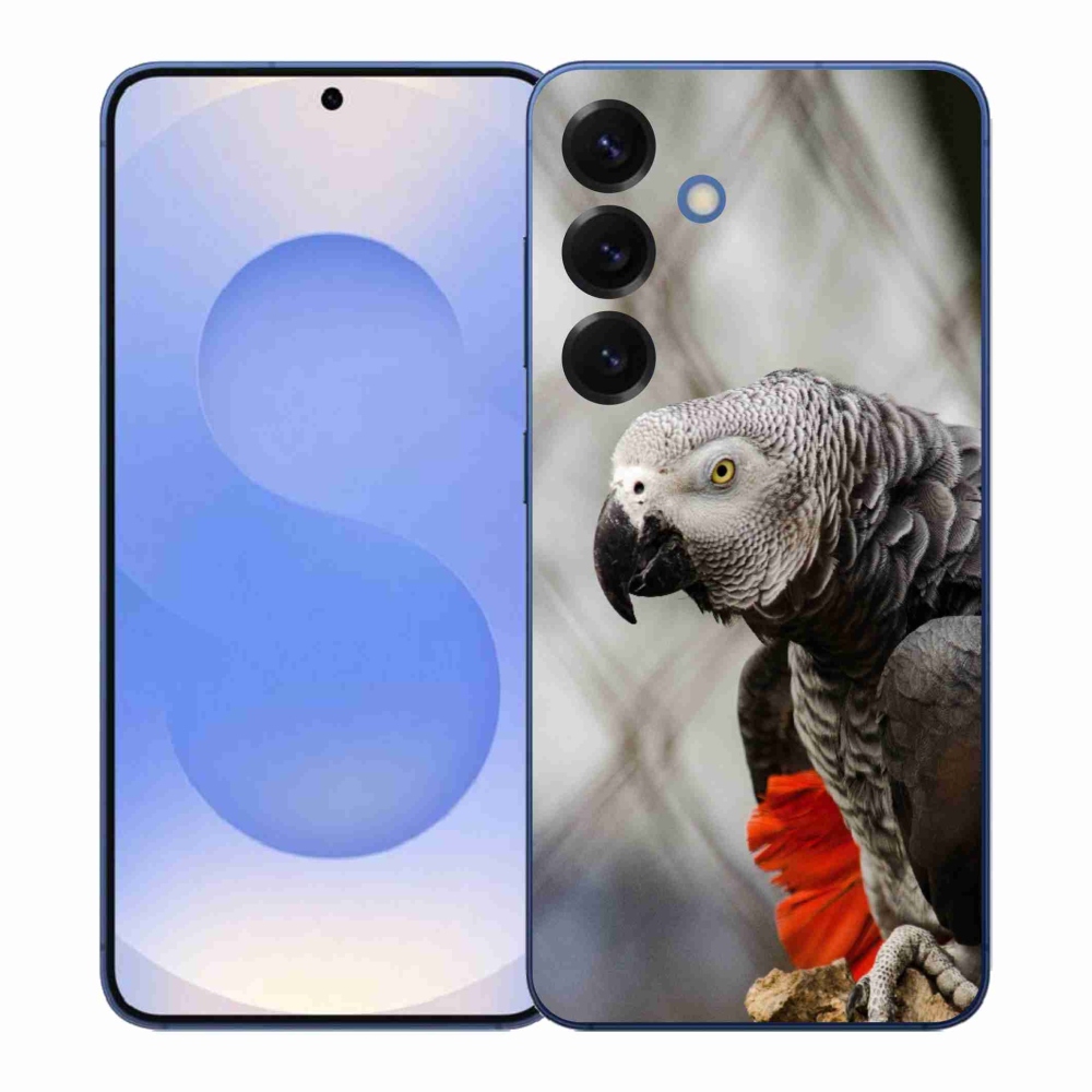 Gelový kryt mmCase na Samsung Galaxy S26+ - papoušek žako 3