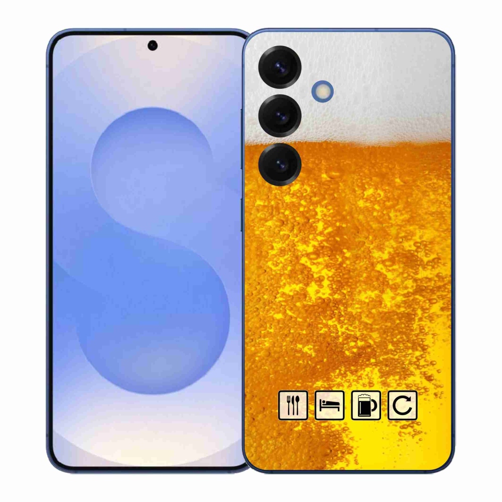 Gelový kryt mmCase na Samsung Galaxy S26+ - pivní motiv 3