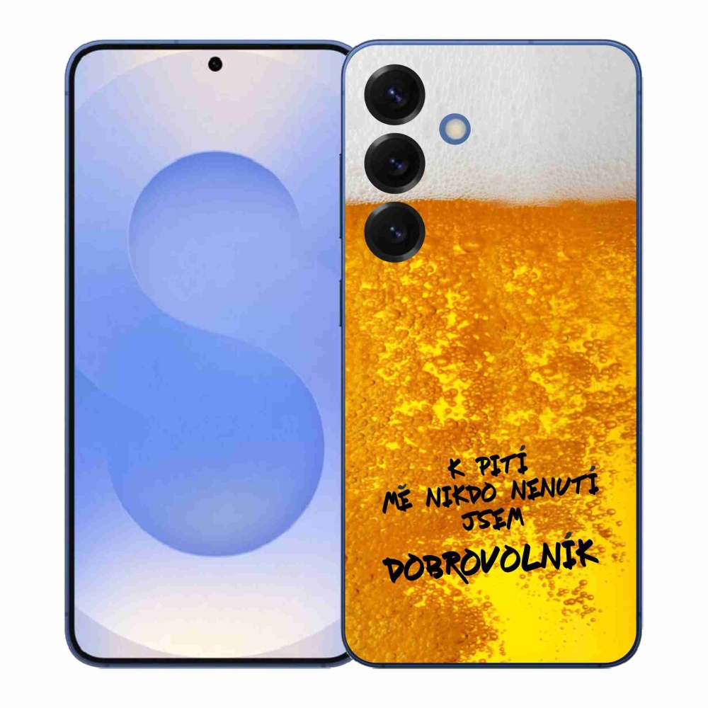 Gelový kryt mmCase na Samsung Galaxy S26+ - pivní motiv 4
