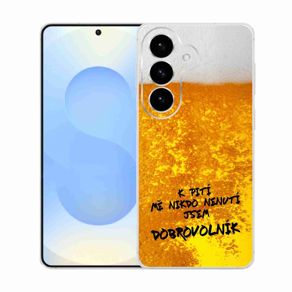 Gelový kryt mmCase na Samsung Galaxy S26  - pivní motiv 4