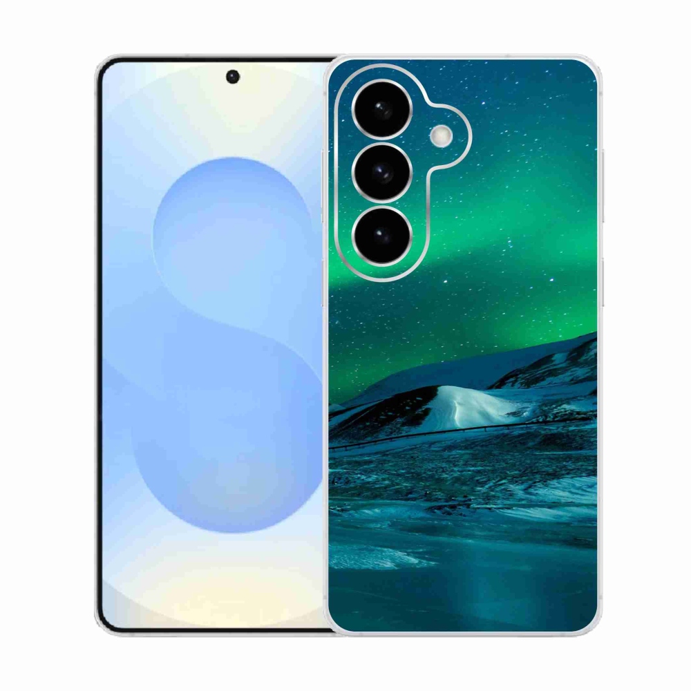 Gelový kryt mmCase na Samsung Galaxy S26  - polární záře