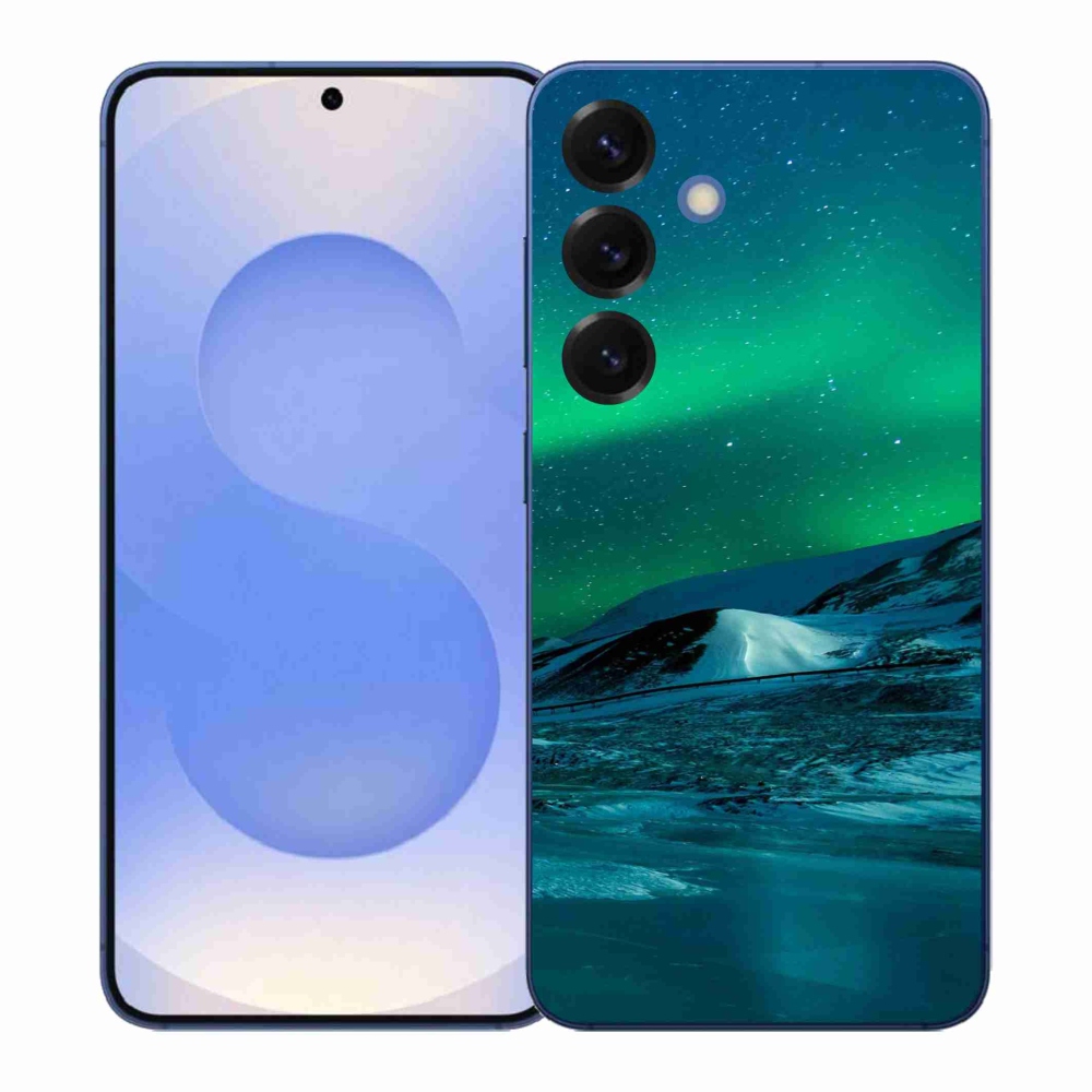 Gelový kryt mmCase na Samsung Galaxy S26+ - polární záře