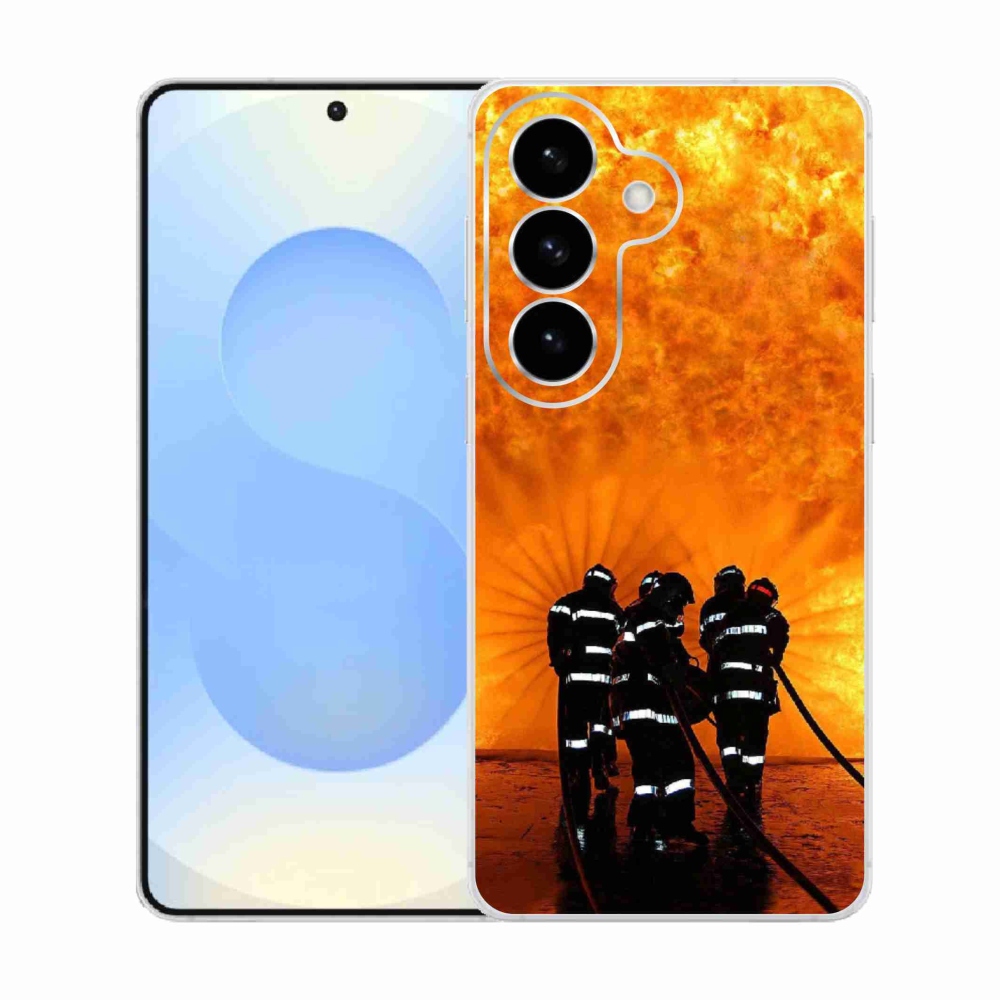 Gelový kryt mmCase na Samsung Galaxy S26  - požár