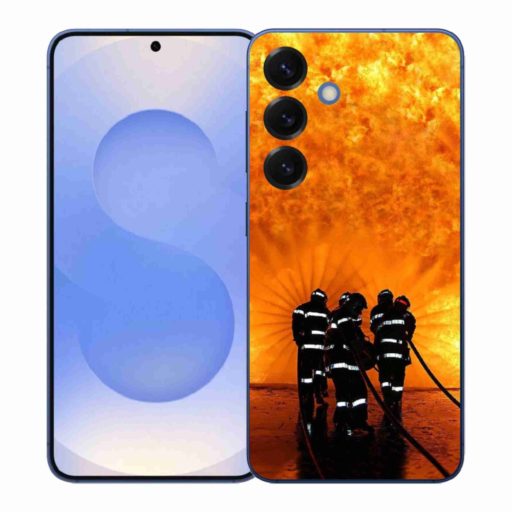 Gelový kryt mmCase na Samsung Galaxy S26+ - požár