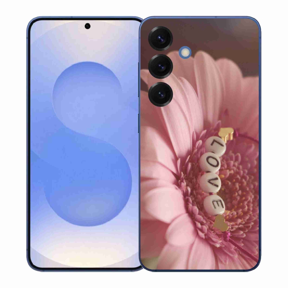 Gelový kryt mmCase na Samsung Galaxy S26+ - přívěsek love