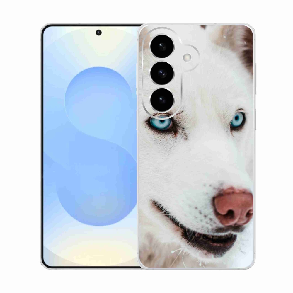 Gelový kryt mmCase na Samsung Galaxy S26  - psí pohled