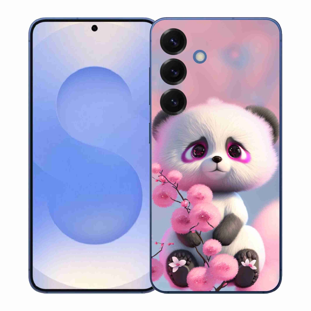 Gelový kryt mmCase na Samsung Galaxy S26+ - roztomilá panda 1