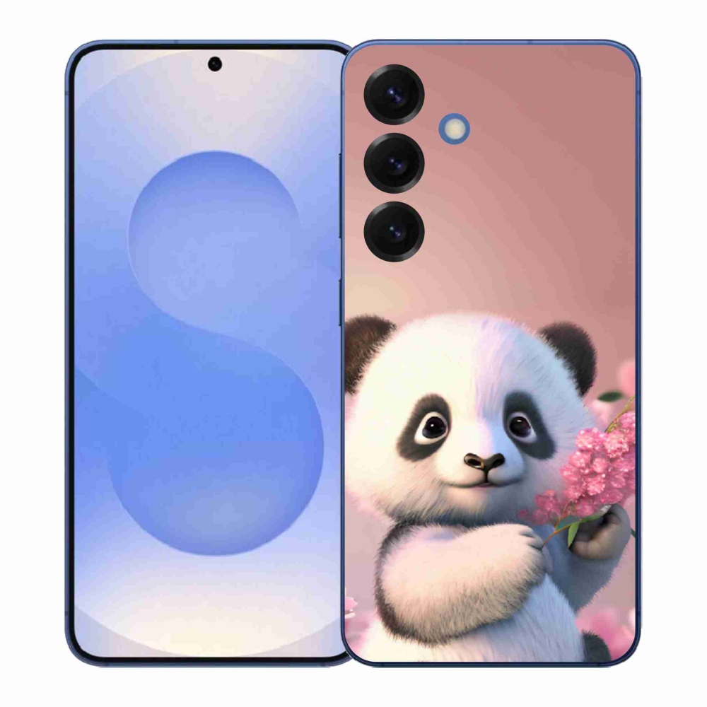 Gelový kryt mmCase na Samsung Galaxy S26+ - roztomilá panda