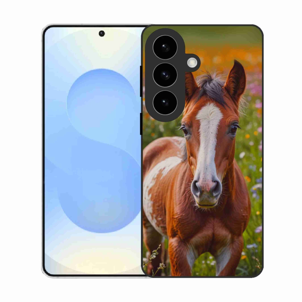 Gelový kryt mmCase na Samsung Galaxy S26 - roztomilé hříbě