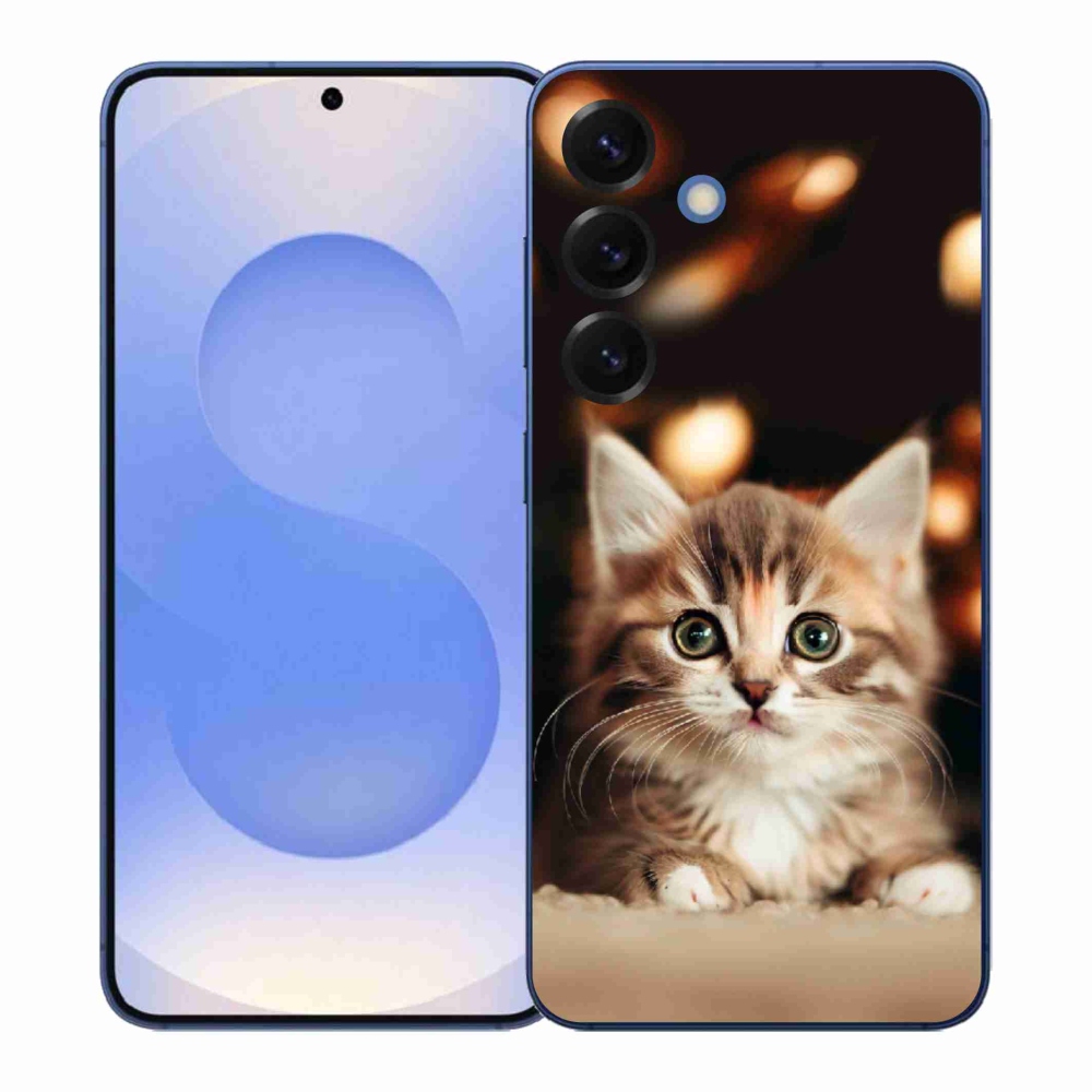 Gelový kryt mmCase na Samsung Galaxy S26+ - roztomilé kotě 2