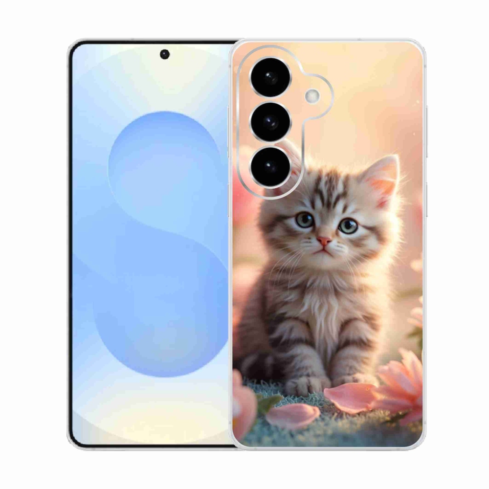 Gelový kryt mmCase na Samsung Galaxy S26  - roztomilé kotě 8