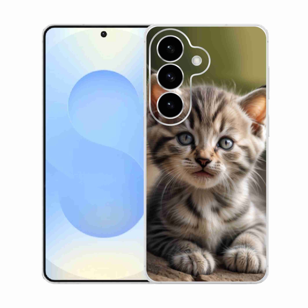 Gelový kryt mmCase na Samsung Galaxy S26  - roztomilé kotě 9