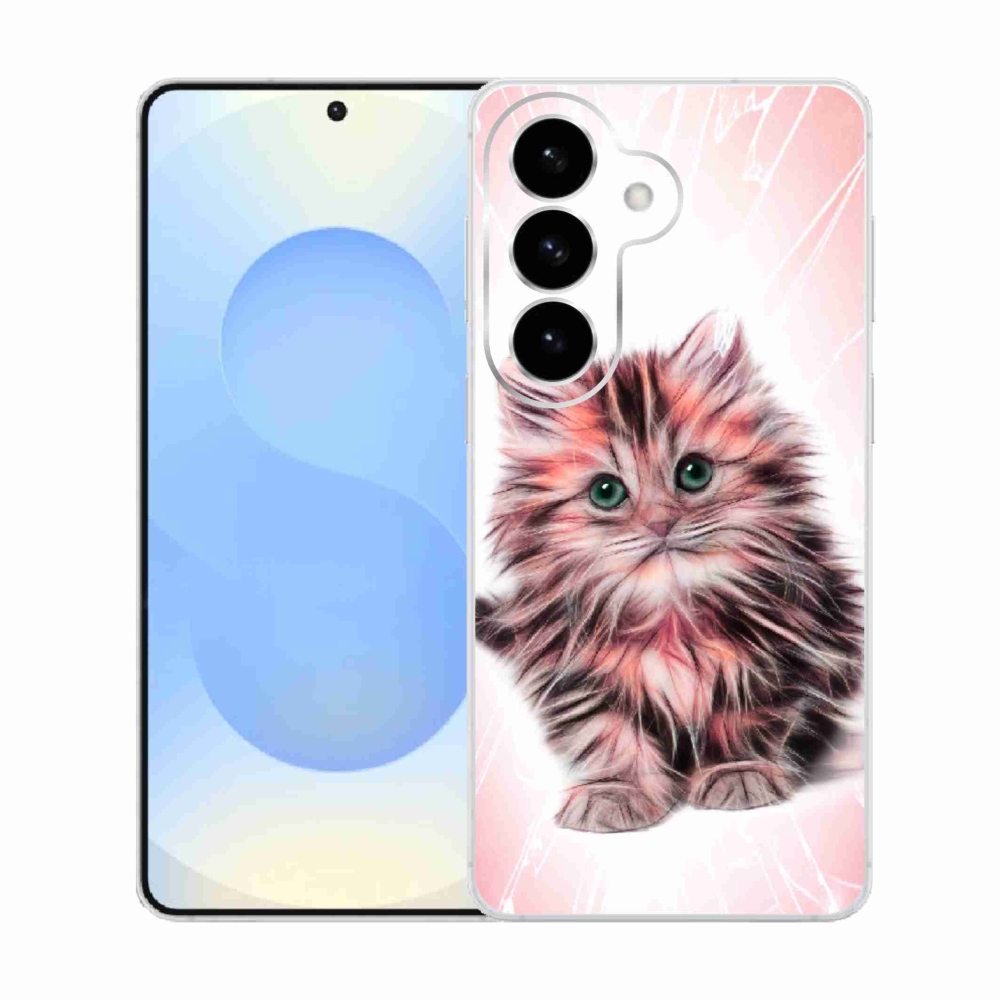 Gelový kryt mmCase na Samsung Galaxy S26  - roztomilé kotě