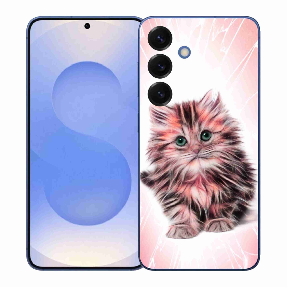 Gelový kryt mmCase na Samsung Galaxy S26+ - roztomilé kotě