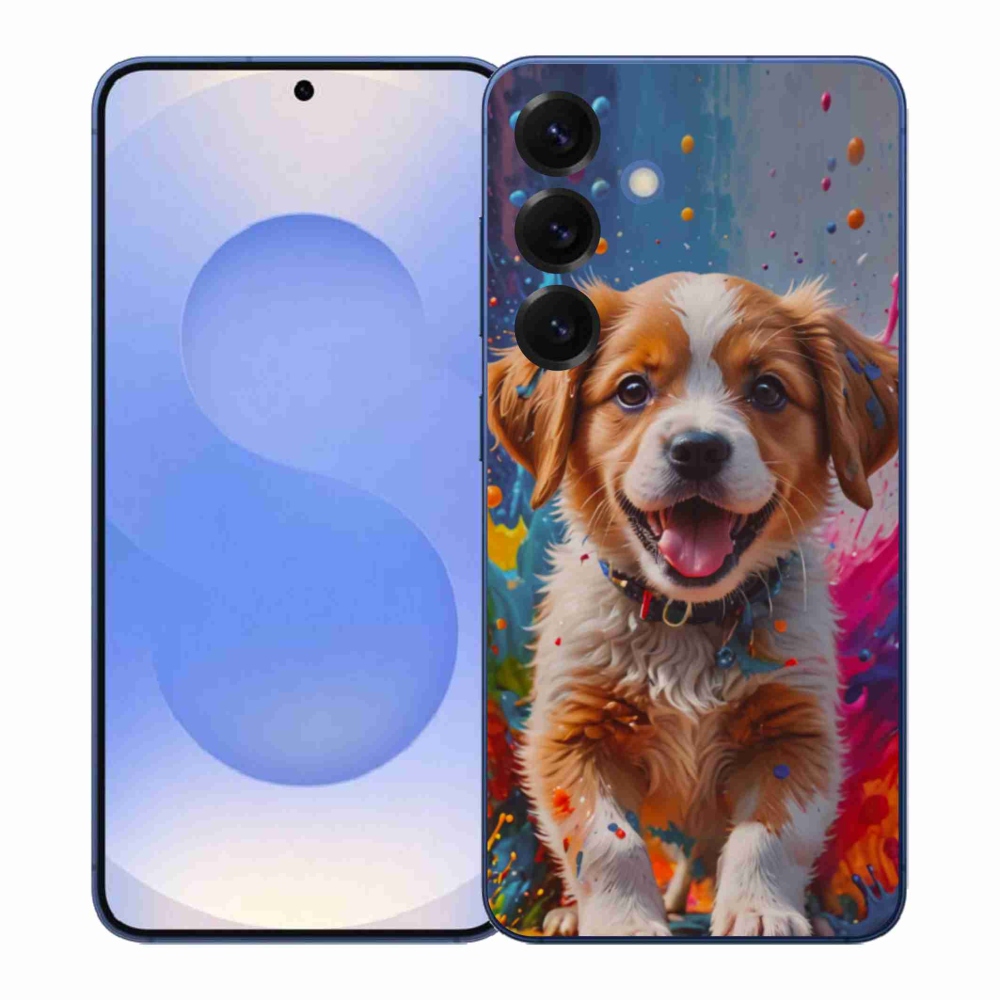 Gelový kryt mmCase na Samsung Galaxy S26+ - roztomilé štěně 3