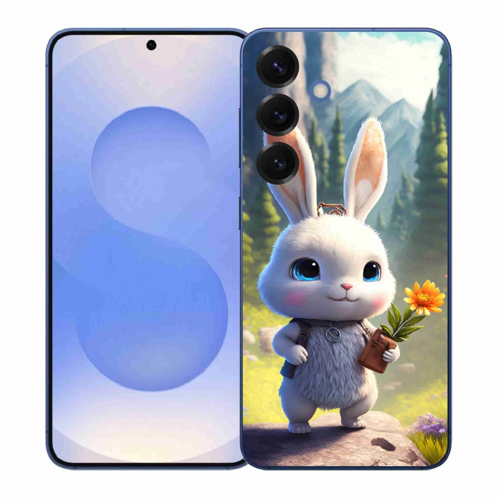 Gelový kryt mmCase na Samsung Galaxy S26+ - roztomilý králíček