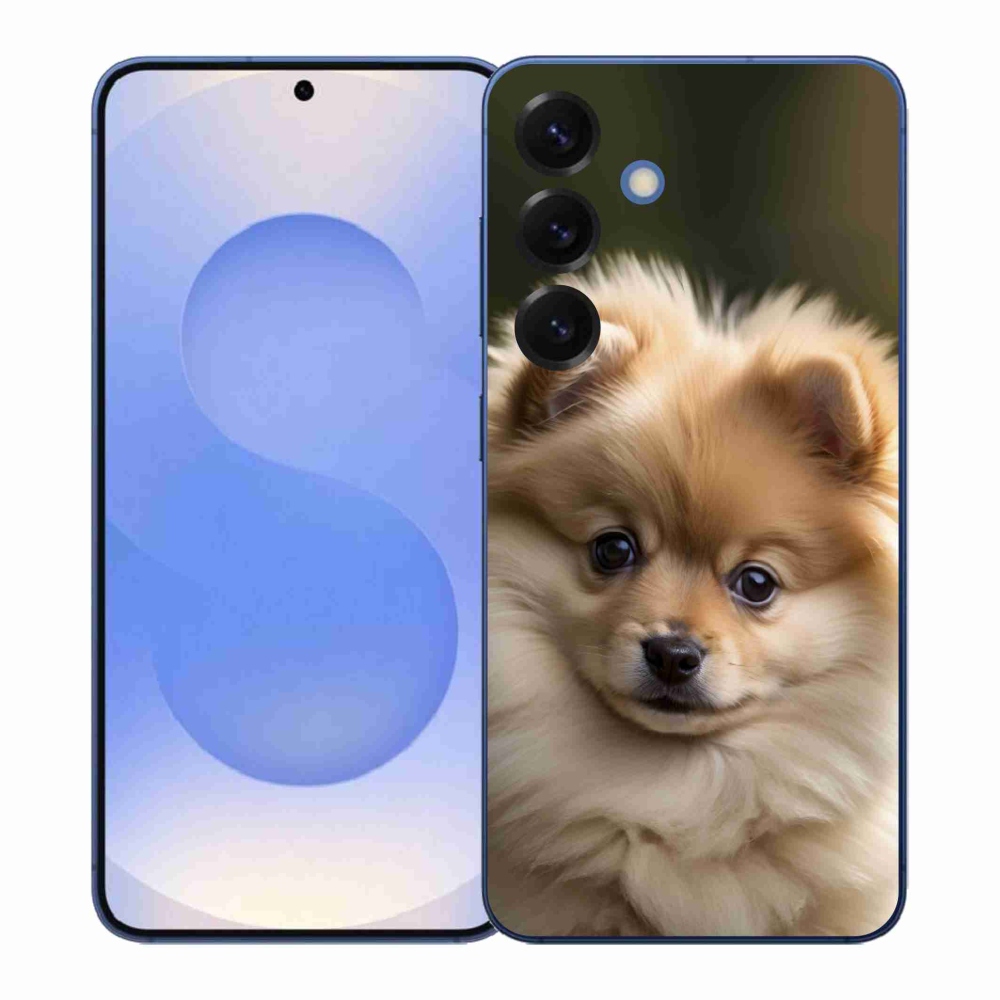 Gelový kryt mmCase na Samsung Galaxy S26+ - roztomilý pomeranian 2