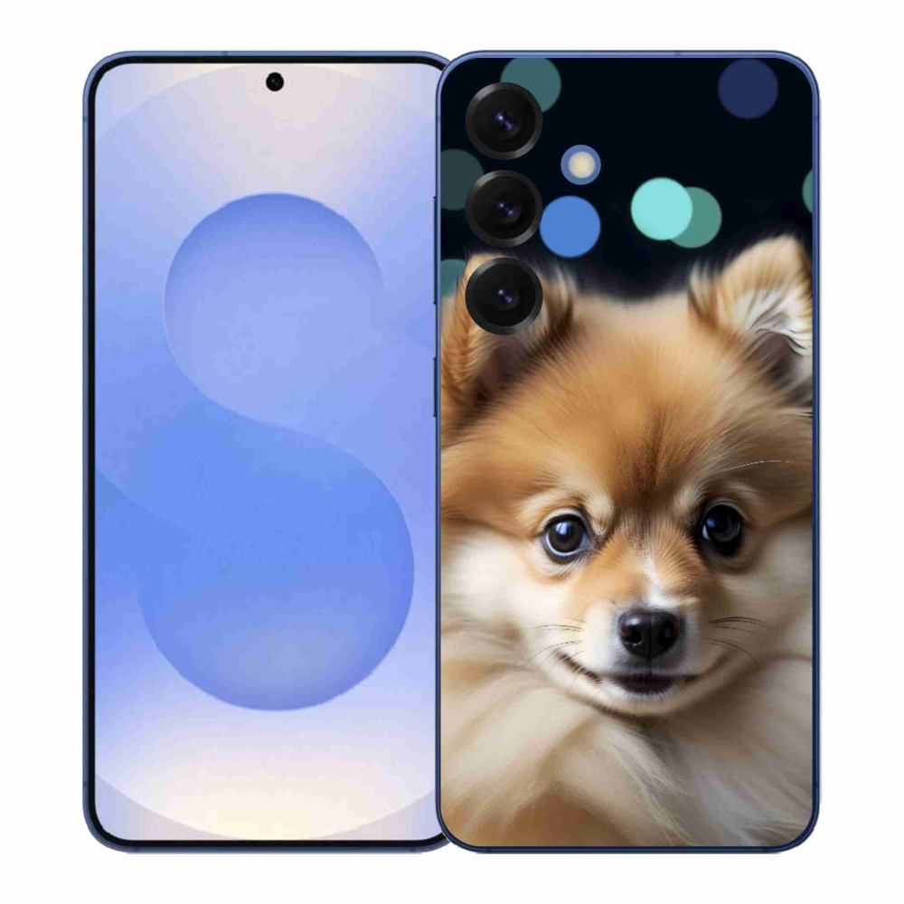 Gelový kryt mmCase na Samsung Galaxy S26+ - roztomilý pomeranian