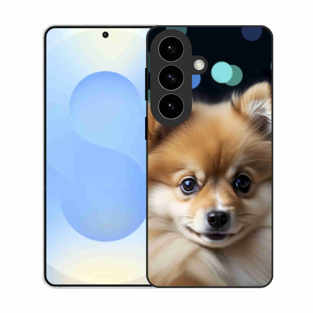 Gelový kryt mmCase na Samsung Galaxy S26 - roztomilý pomeranian