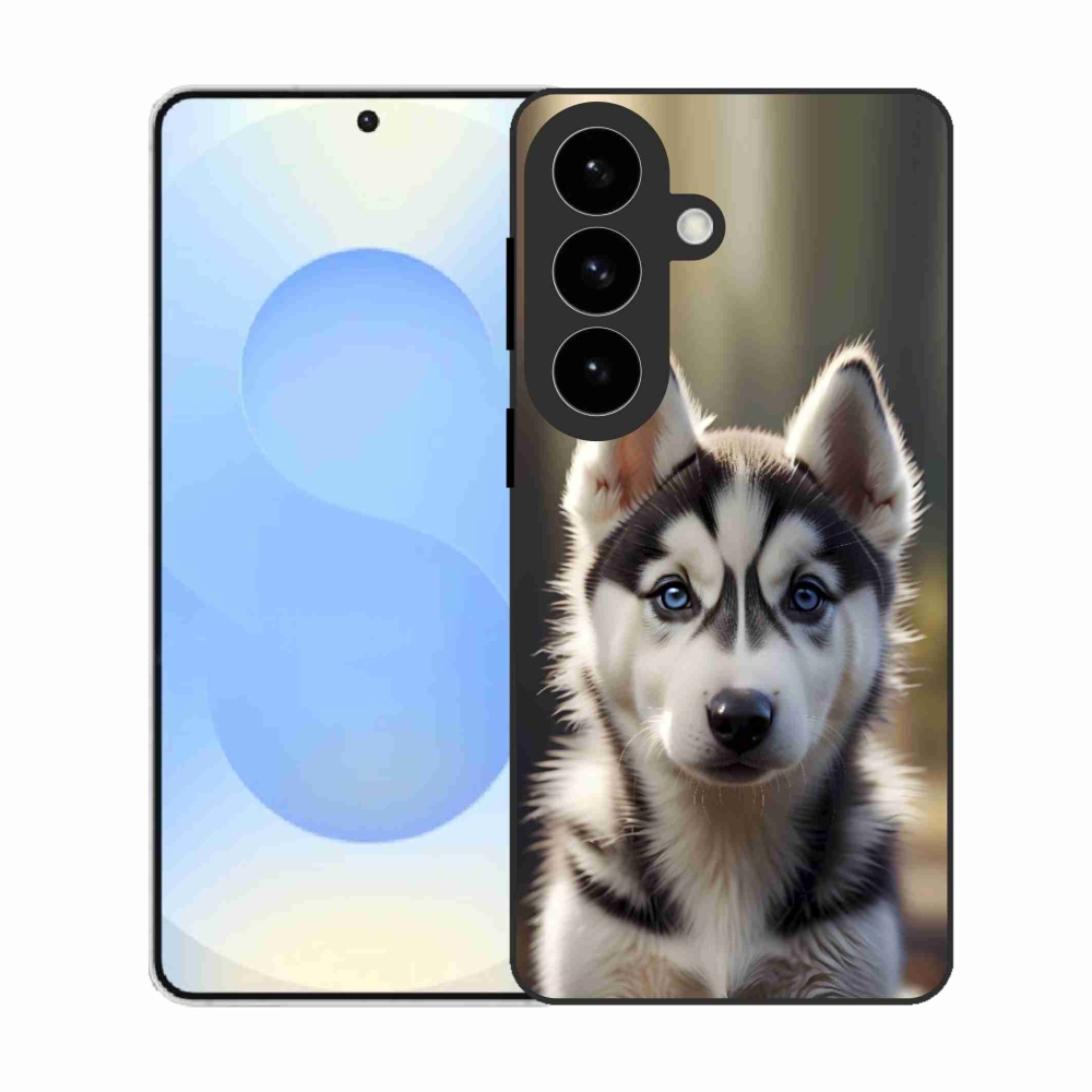 Gelový kryt mmCase na Samsung Galaxy S26 - roztomilý sibiřský husky